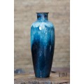 Blue Galaxy Tall Bottle Vase